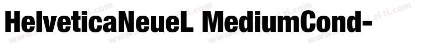 HelveticaNeueL MediumCond字体转换